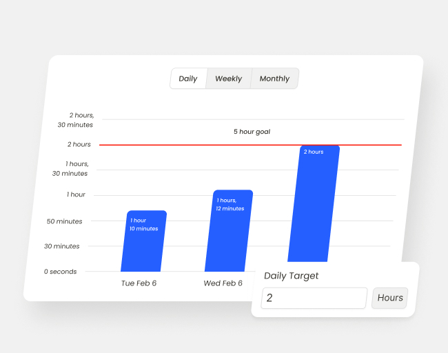 Long Term Goals Feature