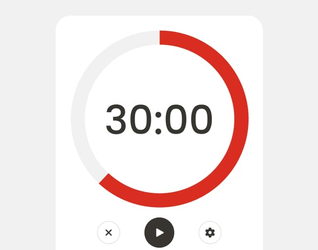Intuitive Timer Feature